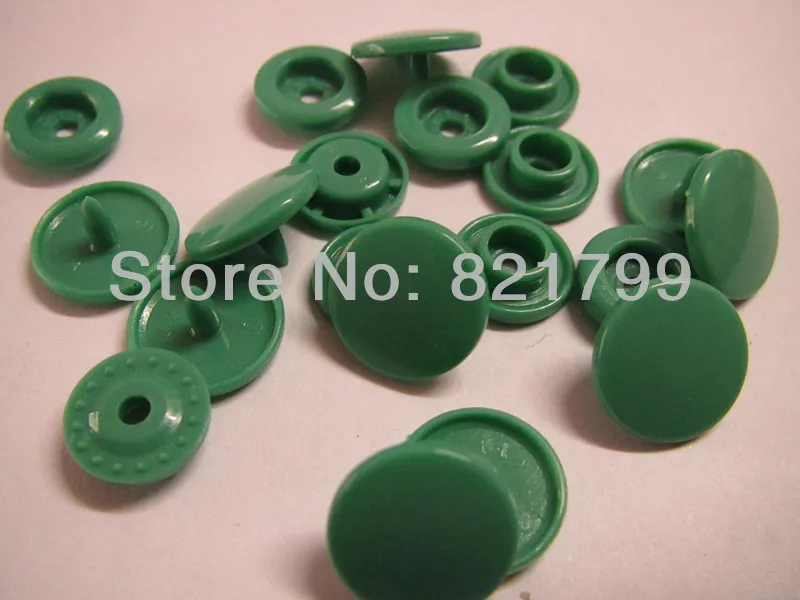 Free shipping 100 sets KAM B29 Jade Green color snap button for sewing