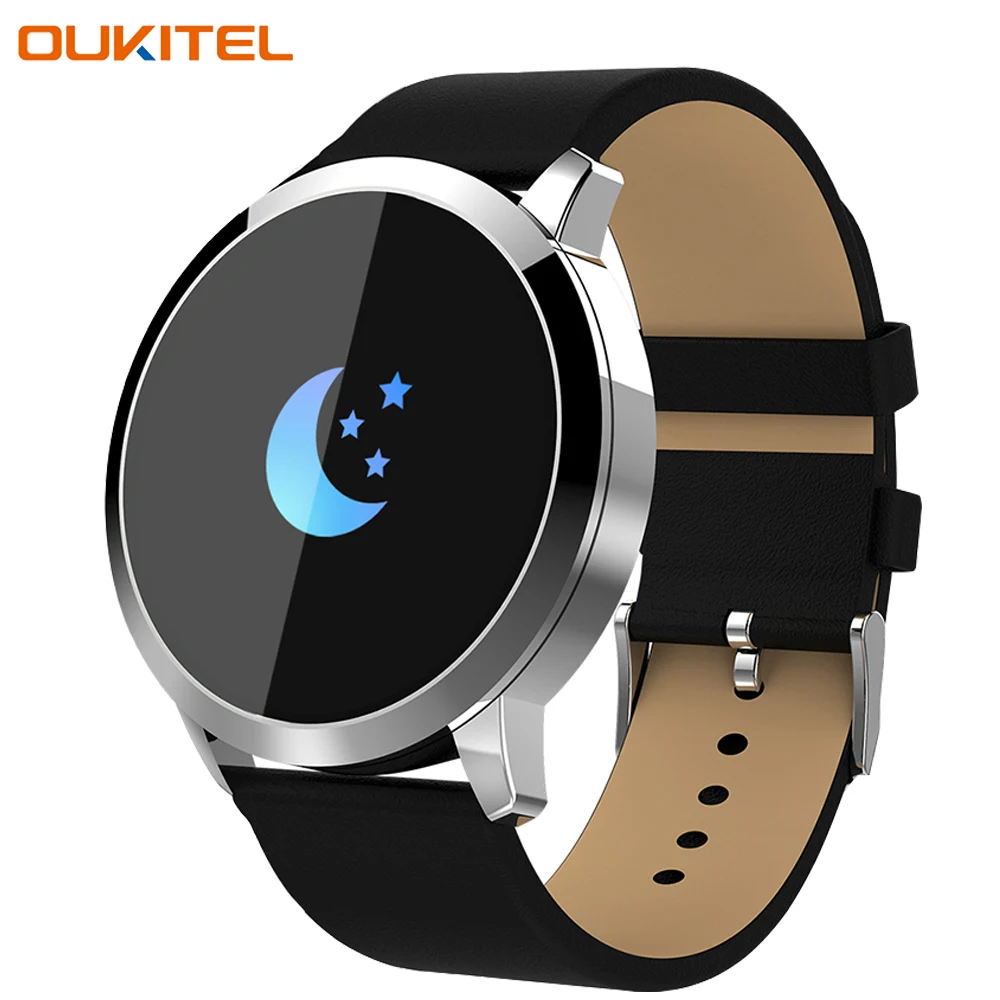 

OUKITEL W1 Blueooth Smart Watch Wristband 0.96 Inch Touch Screen 150 Days Ultra Long Standby Waterproof Sport Watch PK Q8