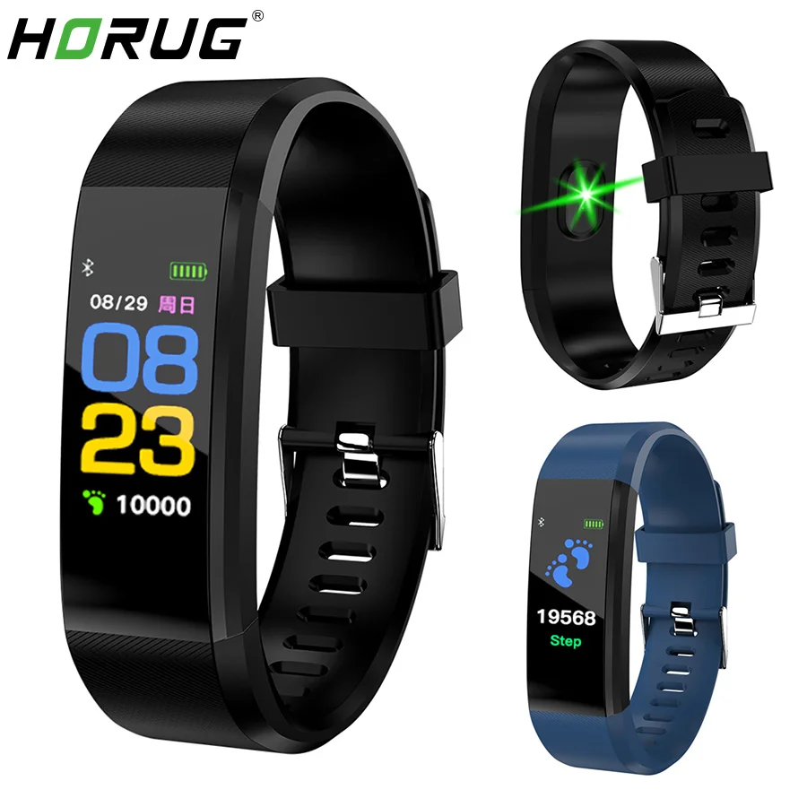 

HORUG Smart Wristband Fitness Bracelet For Xiaomi Mi Band Smart Bracelet Blood Pressure Smart Band Pedometer Heart Rate Monitor