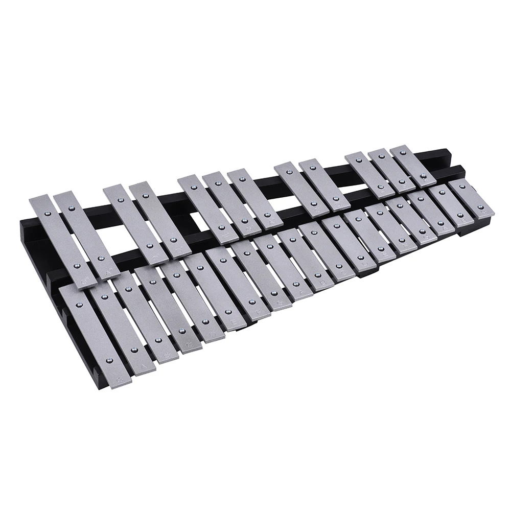 Складной 30 Note Glockenspiel деревянный ксилофон рамка алюминиевые стержни образовательный ударный музыкальный инструмент подарок