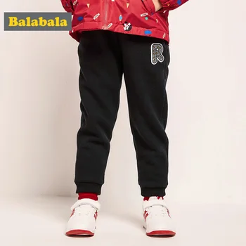 

Balabala Todder Girl Fleece-Lined Joggers with Sequin Applique Kids Pull-on Sweatpants Sport Pants with Ribbed Waistband and Hem