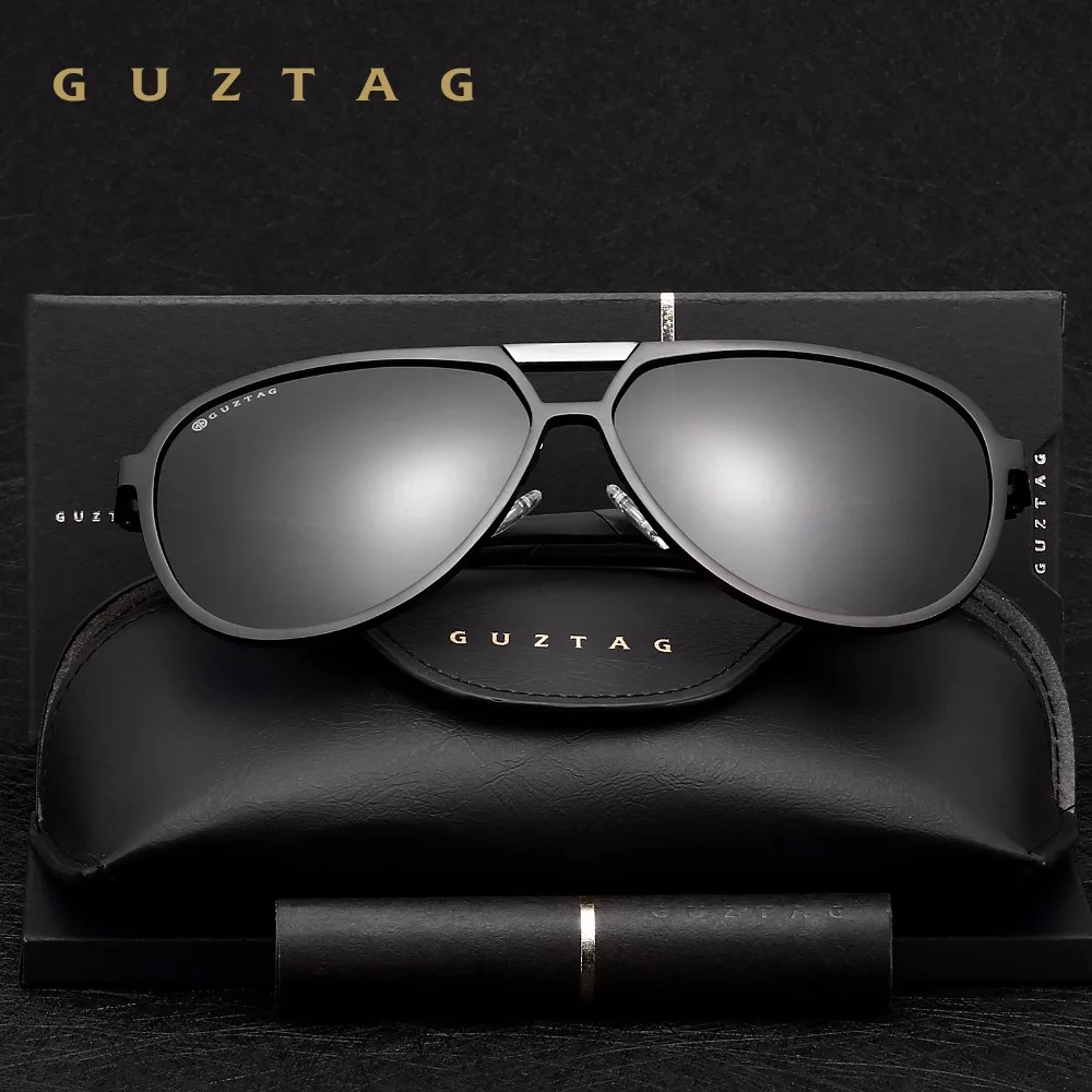 GUZTAG унисекс классические Брендовые мужские и женские алюминиевые солнцезащитные очки HD поляризованные UV400 зеркальные Мужские Солнцезащитные очки женские для мужчин G9820