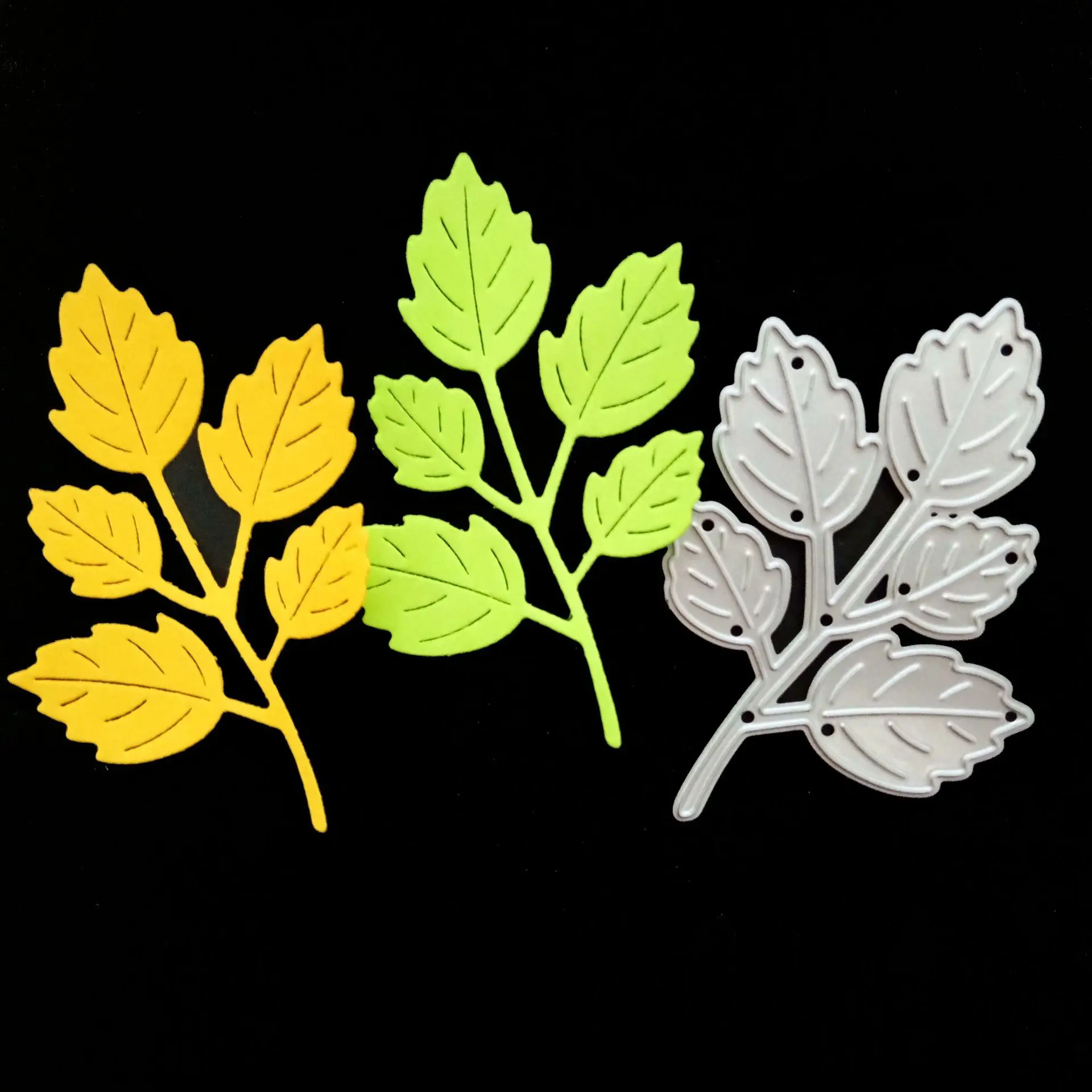 Leaf scrapbooking die cutting metal cutting dies for scrapbooking cutting template embossing