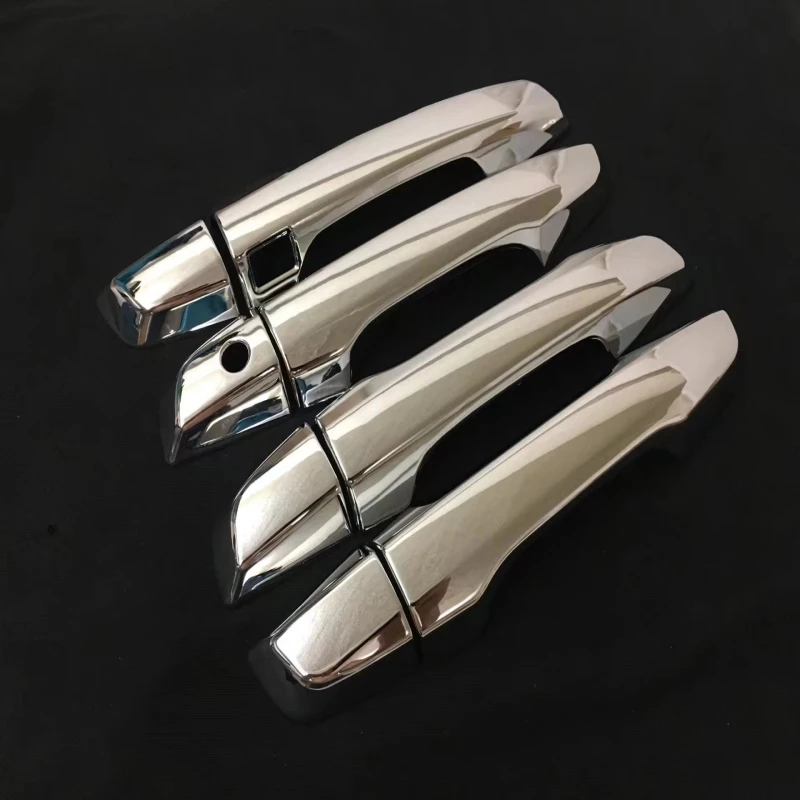 High Quality car styling cover sticks frame panel lamp trim ABS chrome door handle moulding 8pcs for Honda CRV CR-V 2017 2018 | Автомобили