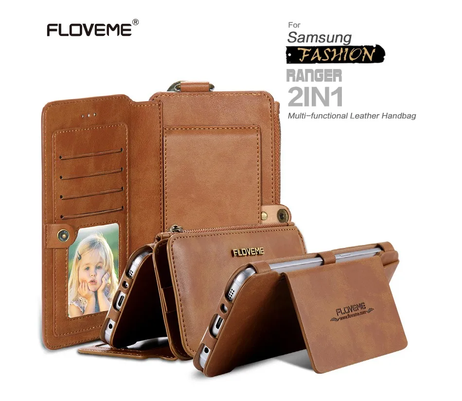 bilder für FLOVEME Vintage Leder Telefonkasten Für Samsung Galaxy S7 S6 rand HINWEIS 3 4 5 plus Metall Ring Coque Karte Schutzhülle abdeckung bilder für FLOVEME Vintage Leder Telefonkasten Für Samsung Galaxy S7 S6 rand HINWEIS 3 4 5 plus Metall Ring Coque Karte Schutzhülle abdeckung