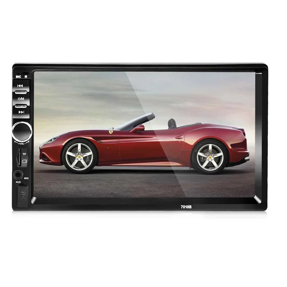 2 Din Car Video Player 7018B Player Support Rear View Camera Auto Audi Stereo MP5 Player 7 inch USB FM Bluetooth