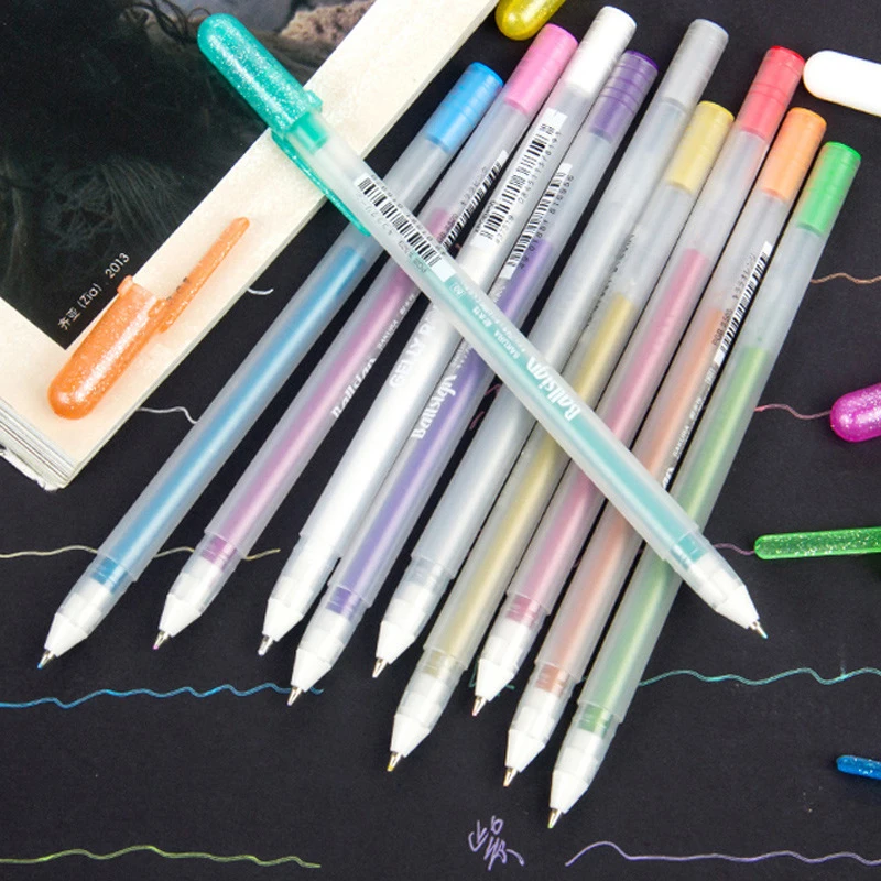 Sakura Gelly рулон разных цветов многофункциональная ручка подсветка лайнер эскиз маркеры белая живопись для художественного дизайна комикс и Манга
