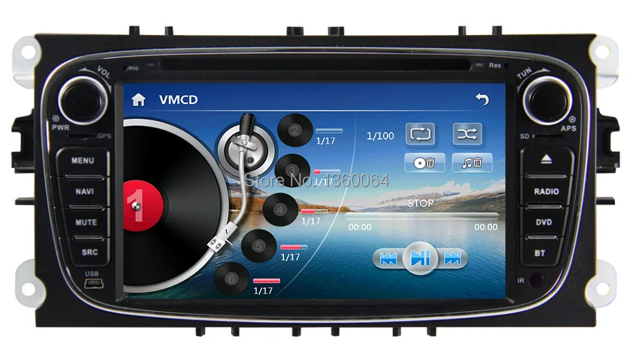 Flash Deal 7" Car dvd Player for Ford mondeo C-max S-max Focus 2 car stereo GPS Navigation,Bluetooth,Radio,CANBUS,3G, Free GPS map 4