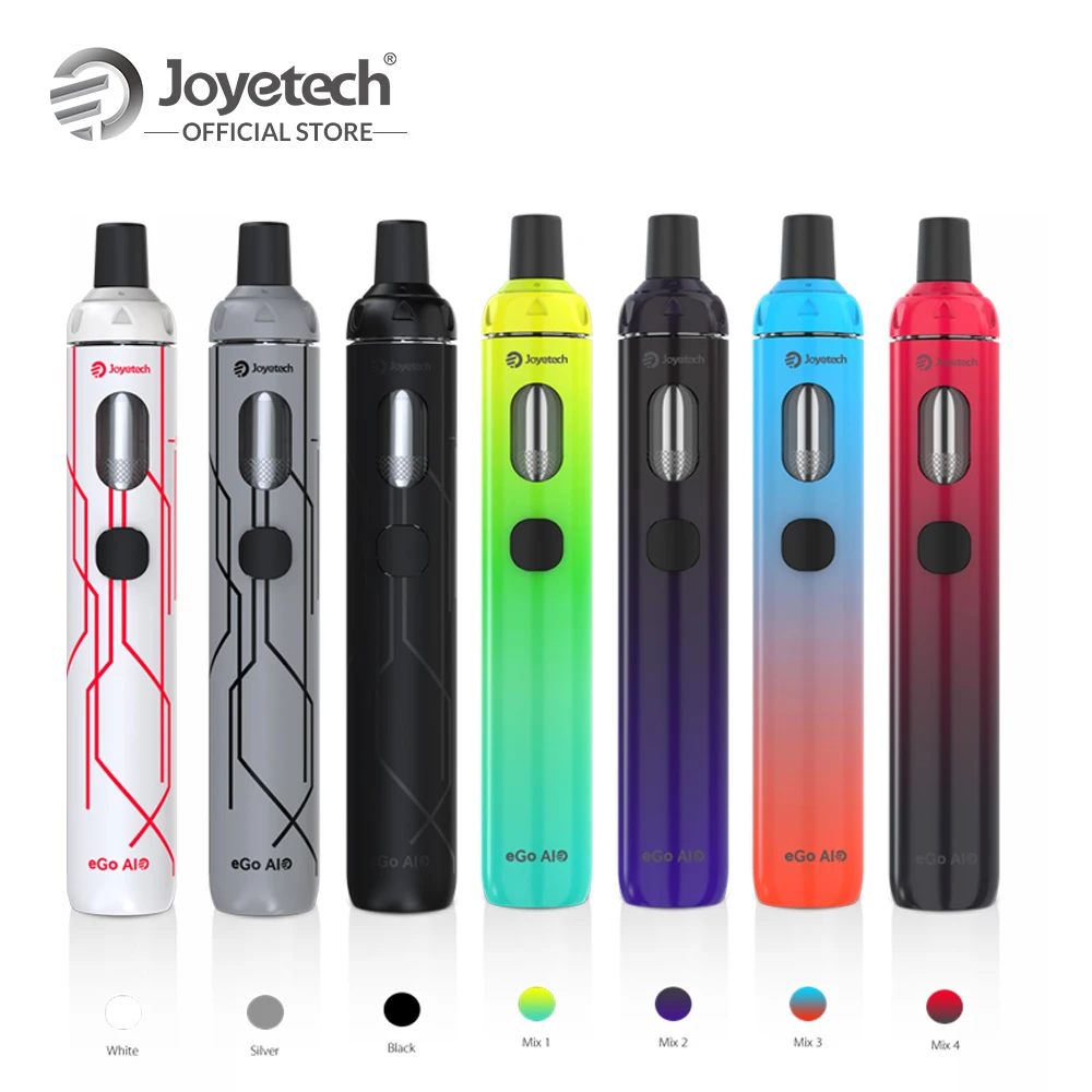 Warehouse Original Joyetech eGo AIO Kit 10th Anniversary Edition Built in 1500mAh Battery BF SS316 Coil Vape Pen Kit E Cig