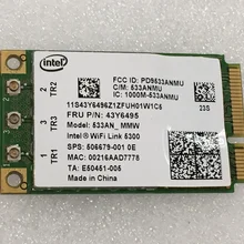 SSEA Новая беспроводная карта для Intel WiFi Link 5300 AGN 533AN_MMW Mini PCI-E 2,4/5,0 GHz 450M для IBM X200 X200S X300 R400
