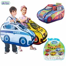 Akitoo всплывающая игрушка для стайлинга автомобилей из полиэфирной ткани детская игрушка мяч бассейн Бутик детский игровой домик палатка#153