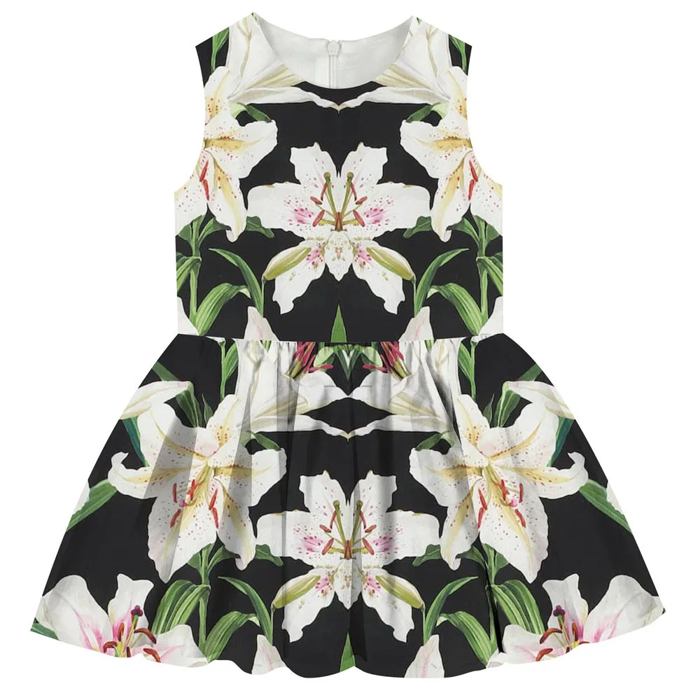 Дизайнерское Брендовое детское платье одежда для маленьких девочек стильные вечерние платья для маленьких девочек на свадьбу и день рождения детская одежда От 1 до 10 лет