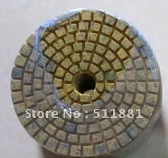 3'' 4‘’ 6'' metal Particles wet polishing pad | 80 100 150mm concrete stone Revolutionary product instead of metal grinding disk