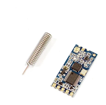 

HC-12 SI4463 Wireless microcontroller Serial Port Module ,433 long-range, 1000M with antenna for Bluetooth