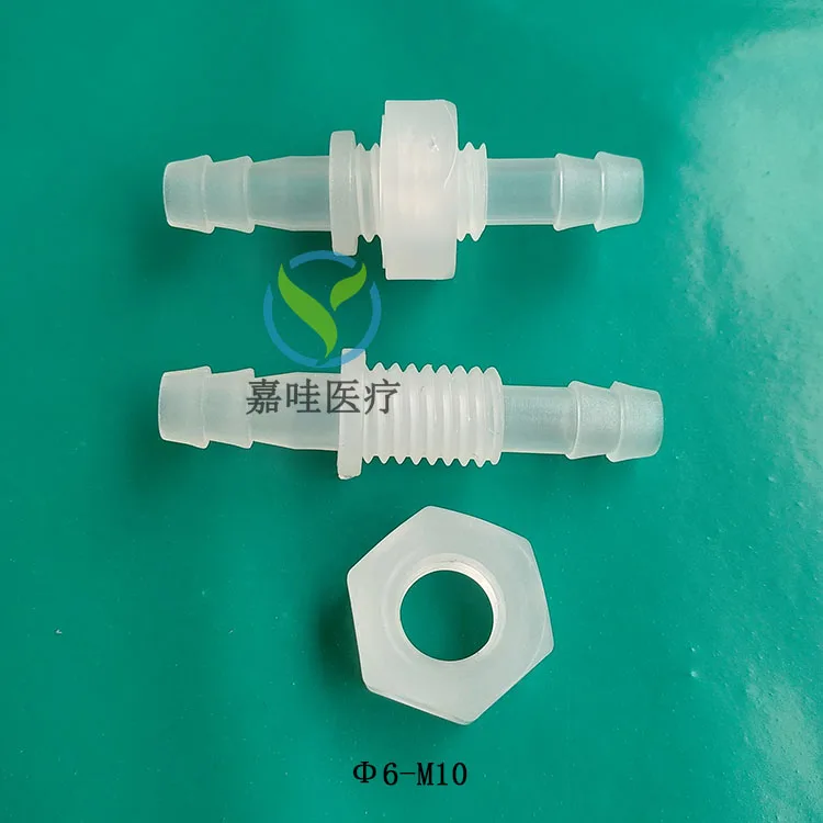 3 Pcs plastic Trough-wall Reducing barb Fitting 4/6/8/10/12/mm Bulkhead Hosetail Hose pannel mount Barb Pipe Fitting Connector