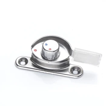 

1pc Crescent Lock Stainless Steel Half Moon Lock Safety Security Sash Window Lock Sliding Window