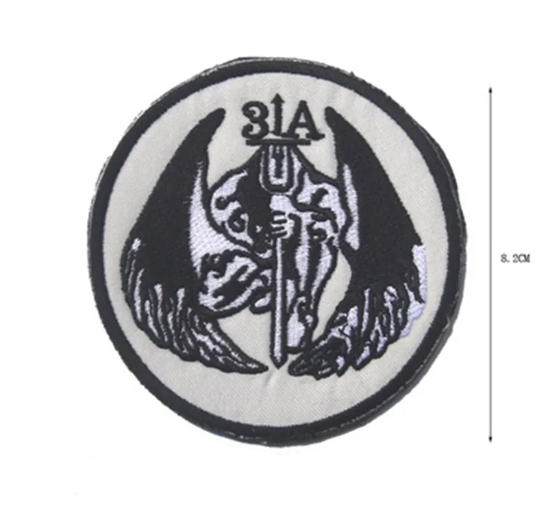 Аппликации вышивка нашивка эмблема значок ангел-хранитель защита Святого Майкла тактический военный боевой патчи для одежды сумка - Цвет: 3