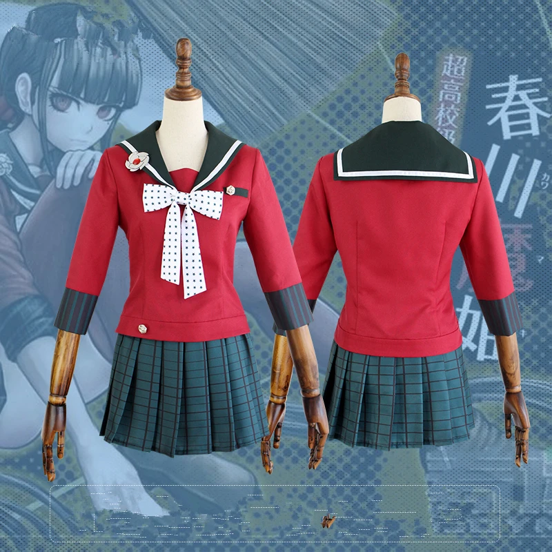 Danganronpa V3 харукава Маки косплей Хэллоуин Рождественский костюм изготовленный на