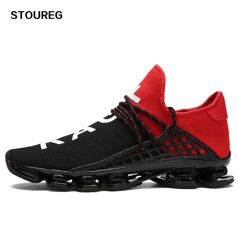 

Unisex Running Sneakers Couple Sport Shoes Men Women Lace-up Breathable Mesh Shoes For Men Women 36-46 3 Colors