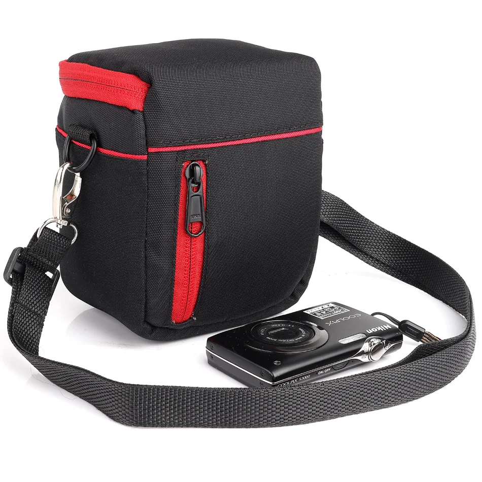 Сумка для объектива цифровой камеры Nikon J5 J4 L840 Canon EOS M5 M10 M50 G7X Mark ii Sony A6000 A5000 RX100 A6300 16