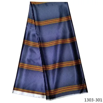 

Hot sale beautiful ankara fabric african wax prints fabric 100% silk satin wax Satin african fabric 1303-101