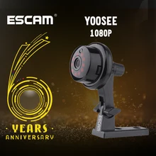 Escam Q6 2.0M 1080P Button Mini Wireless Camera Support Android IOS PC View Motion Detector and Email Alarm up to YOOSEE APP