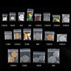 Mini Zipper Plastic Bags, Ziplock Pill Packaging Pouches, Small Zip Lock Bags, 0.16mm Thick, Food, 100Pcs 2