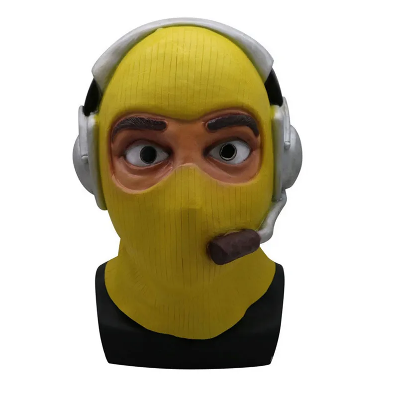 Игра Raptor шлем пилот маска для кожи Косплэй Хэллоуин полное лицо голова латексная