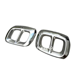 

2PCs Interior Stainless Steel Tail End Pipe Exhaust Muffler Tip Decoration Cover For Mercedes Benz GLA X156 2014-2017