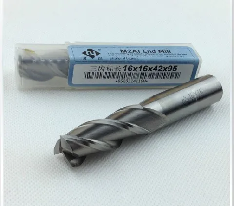 

high quality M2AL D18*d16*42*95L*3F CNC milling cutter blade 3 end mill