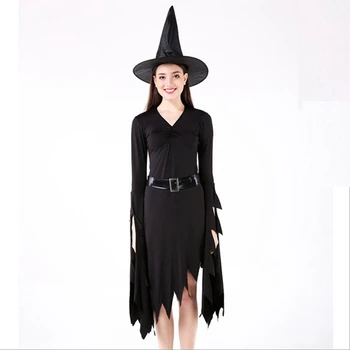 

Halloween Adult Female Witch Costumes Cosplay Halloween Masquerade Fancy Dress Party Witch Clothing Sexy Witch Costume Dress
