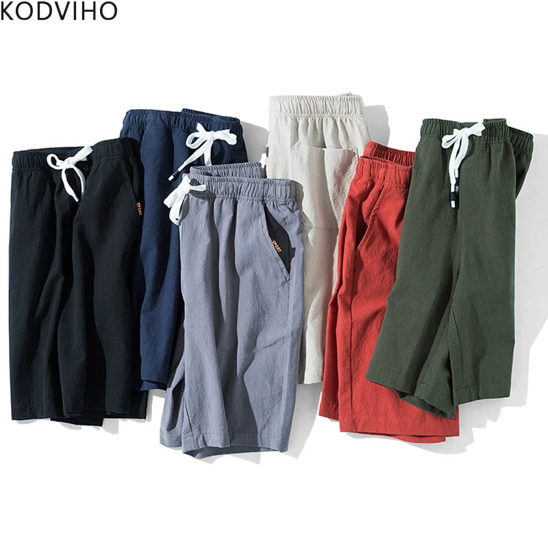 Мужские шорты, летние, повседневные, уличная, короткие, мужские, хлопок, дышащие, одноцветные, прямые, Cuecas, мужская, модная, брендовая одежда, Masculina, 5XL