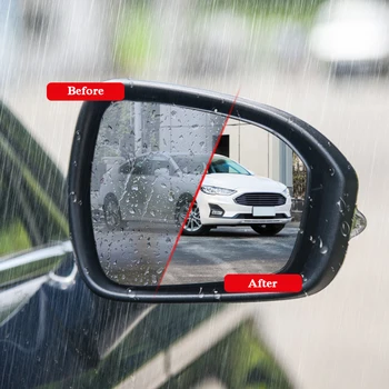 

2pcs Car Waterproof Anti Fog Film Rearview Mirror Film Sticker Window Clear Sticker For Ford EDGE Focus Kuga Escape Mondeo Films