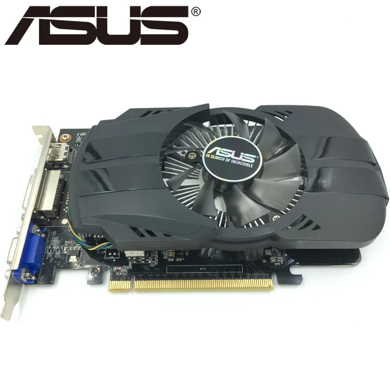 Оригинальная Видеокарта ASUS GTX 750 Ti графические карты для nVIDIA Geforce 750Ti 2 Гб 128 бит GDDR5