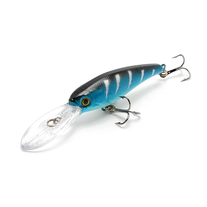 Yuewins طعوم صيد سمك البلمة 9 سنتيمتر 7g الطعوم الثابت الاصطناعي جودة Crankbait Wobblers باس بايك 6 # السنانير العائمة الطعم QA174A
