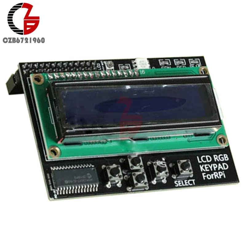 I2C IIC 16x2 ЖК дисплей RGB клавиатура Щит 1602 Синяя подсветка для Raspberry Pi B +/B|rgb 2|backlight