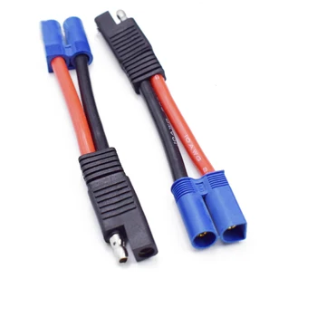

10AWG POWER WIRE 30A EC5 TURN SAE cable adapter for Solar plug wire 5.3MM2