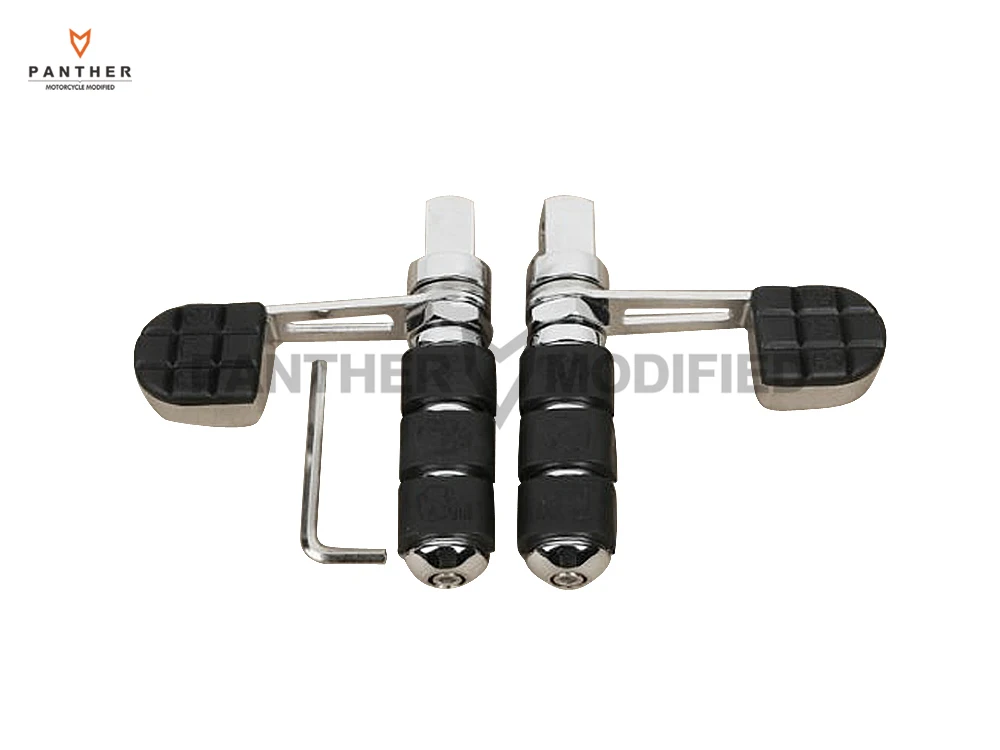

Chrome Skull Motorcycle Foot Pegs mount Kit Moto Foot Rest Heel Stirrup case for Honda VTX1800 2002-2011 VTX1300 2003-2009