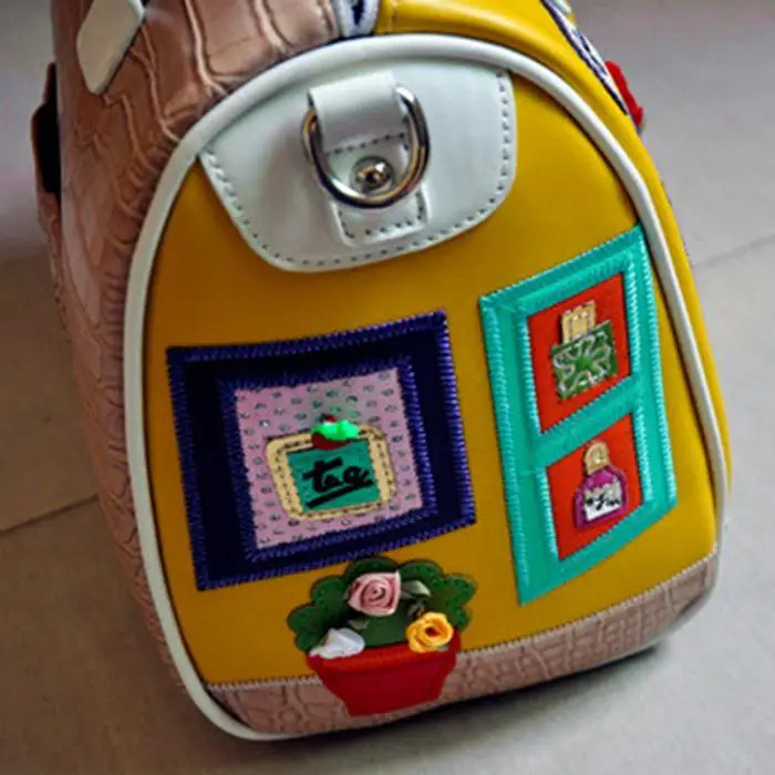 Super quality Frauen Boston Handbag PU Embroidered Anime Candy Farbe luxurious Handbags Best Sale-WT