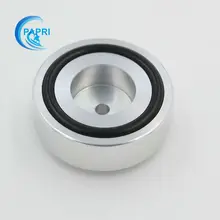 4PCS Silver Machined Solid Aluminum 44*17mm Amplifier Foot Radio Speaker DAC CD Playe Computer set top box Cabinet Feet Pads