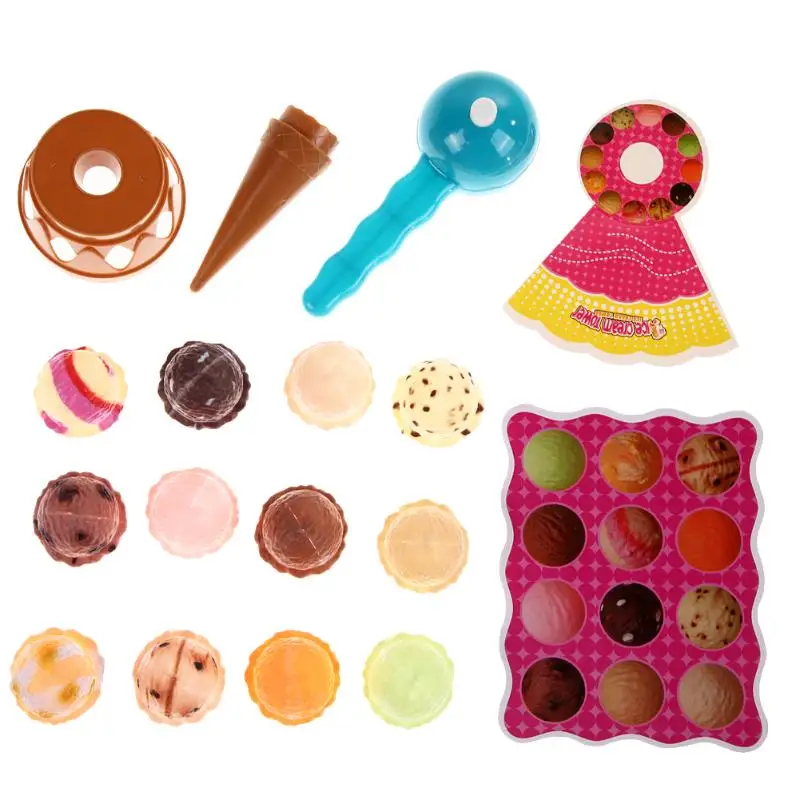 Детские игрушки для кухни подвеска на телефон в форме мороженного для детей стек вверх игра развивающие детское Моделирование еда пластиковая ручная игра