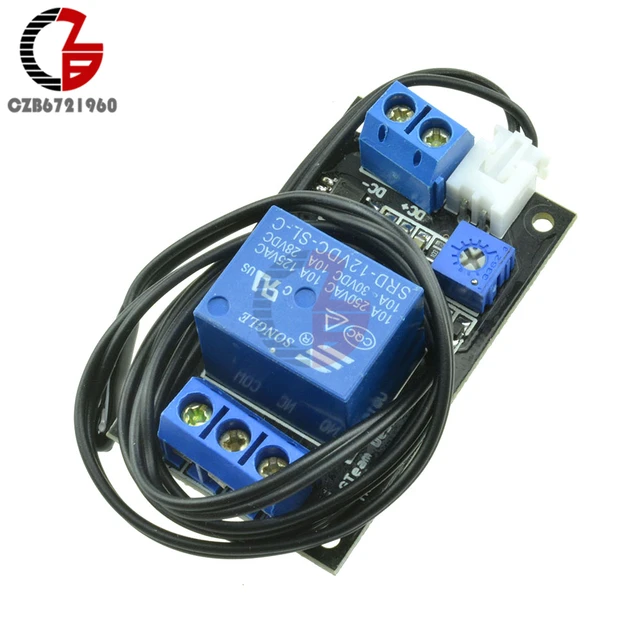 1 Channel 12V Thermistor Relay Module Temperature Controller Temperature Sensor Switch Module