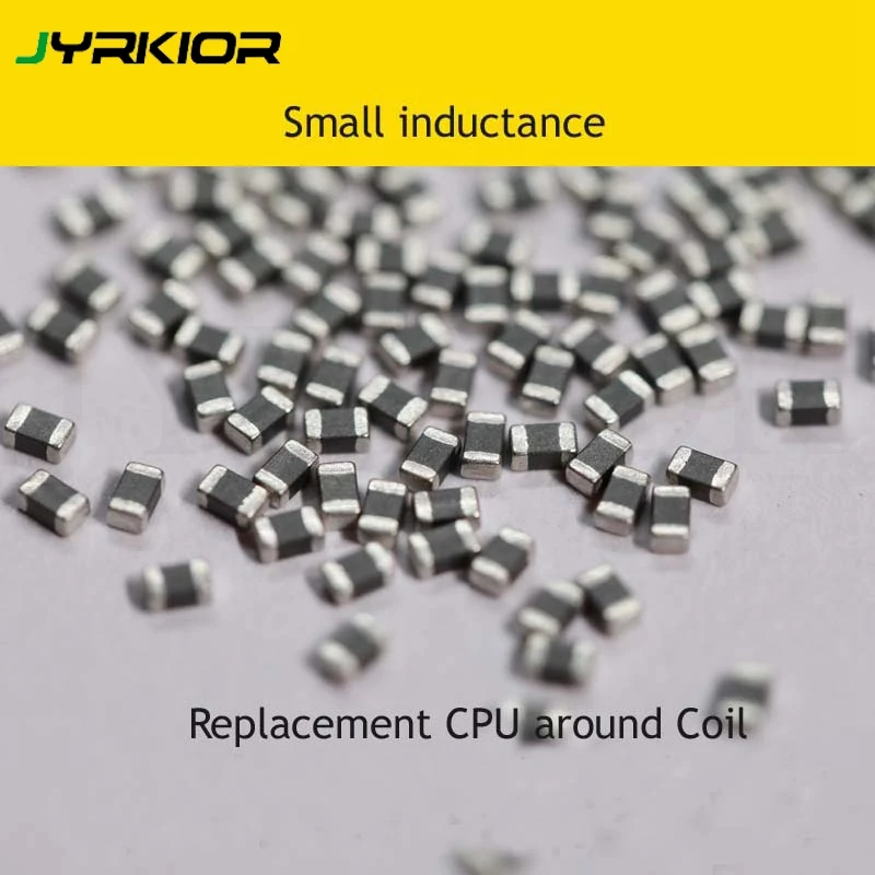 

Jyrkior For iPhone 6s/6sp/7/7P x Mainboard BGA Maintenance CPU All Around Boost Coil Unverisal Small Inductance Boost capacitor