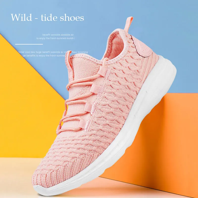 

MWY Spring Fashion Women Casual Shoes Stretch Fabric Shoes Women Sneakers Ladies White Trainers Light Weight Chaussure Femme