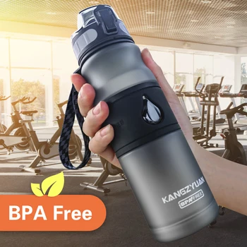 

Water Bottle Gourde BPA FREE Plastic Direct Drinking 530ML Drink School Water Bottles Shaker Bottle Gourde En Plastique Sport