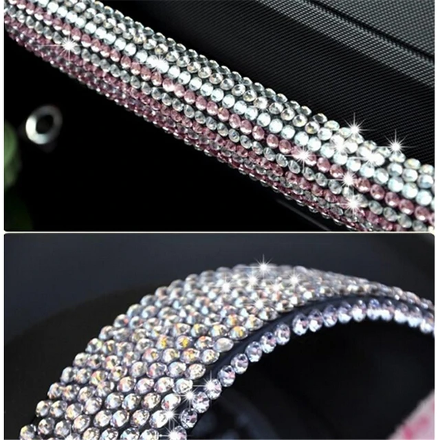 Silver 800pc 4mm Crystal Diamond Rhinestone Car/mobile/pc Decor