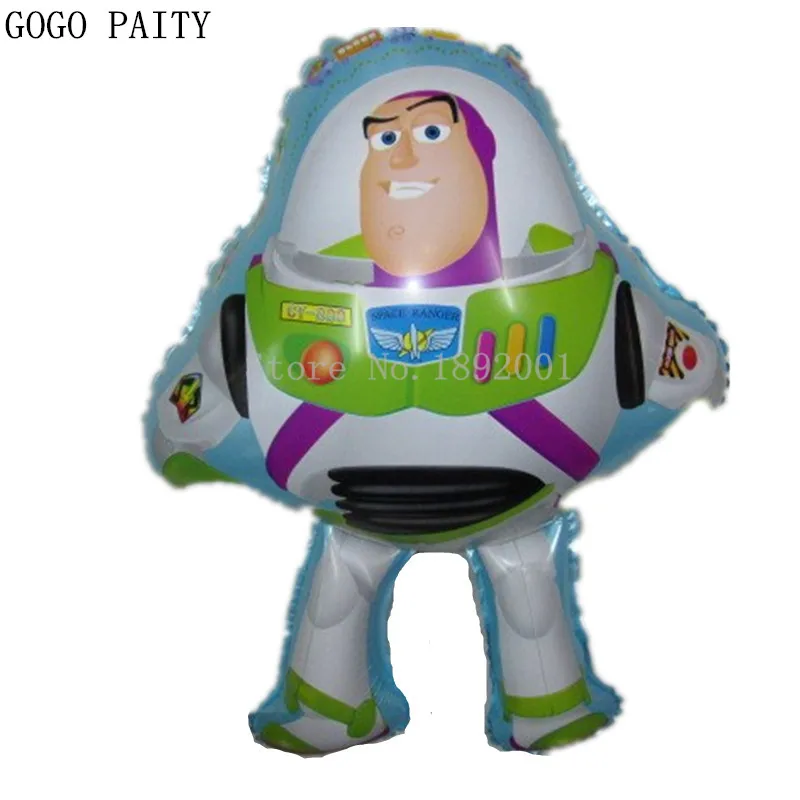 GOGO paity,, алюминиевые воздушные шары Buzz Lightyear, воздушные шары на день рождения, праздничные украшения,, детские игрушки