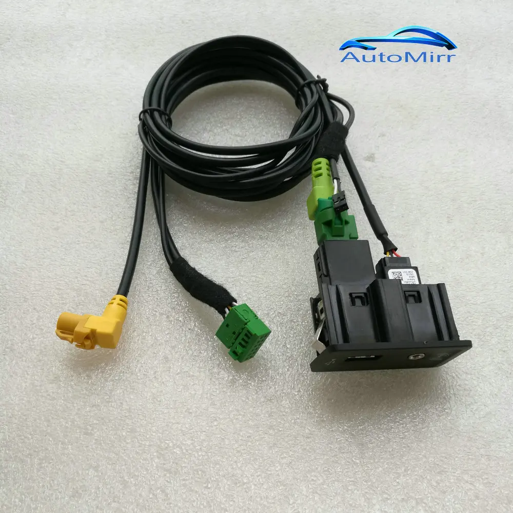 

Longate for VW CarPlay Golf 7 MK7 MDI USB Aux AMI Install Plug Socket Harness 5G0 035 222 E 5G0035222E