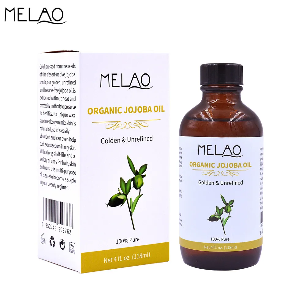 Harga Melao 100% Minyak Esensial Murni Alami Jojoba Oil untuk Perawatan Kulit Organik Rambut Murni Cold Pressed 118 Ml O