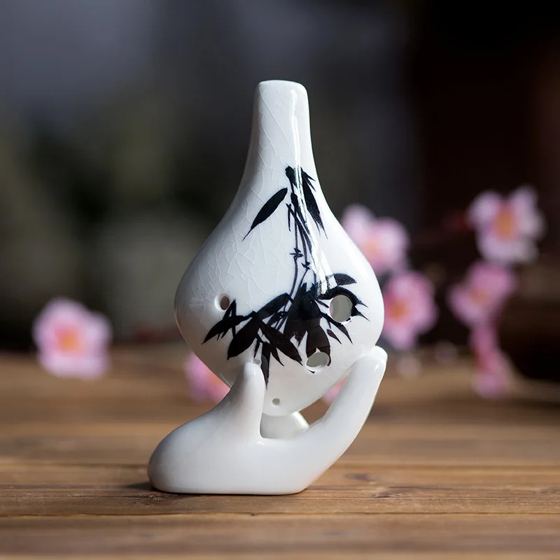 

The new pattern MoZhu Six hole ocarina AC adjustable ocarina Intonation sound good Suitable for shop